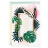 Hallmark Meant To Be Anniversary Card -Hallmark Gift Shop Green and Pink Tropical Leaves Anniversary Card 959LAD4400 01