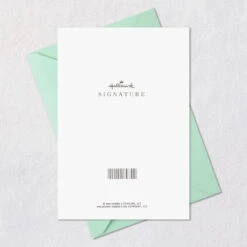 Hallmark Meant To Be Anniversary Card -Hallmark Gift Shop Green and Pink Tropical Leaves Anniversary Card 959LAD4400 07