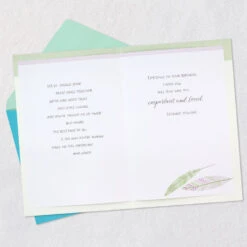 Hallmark You Are Important And Loved Birthday Card For Wife -Hallmark Gift Shop Green and White Leaves Birthday Card 759FBD4955 04