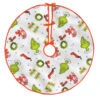 Dr. Seuss's How The Grinch Stole Christmas!™ Fabric Hallmark Tree Skirt, 48" -Hallmark Gift Shop Grinch Christmas Tree Skirt 3HCM4647 01