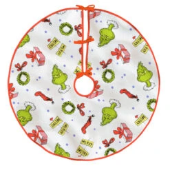 Dr. Seuss's How The Grinch Stole Christmas!™ Fabric Hallmark Tree Skirt, 48"