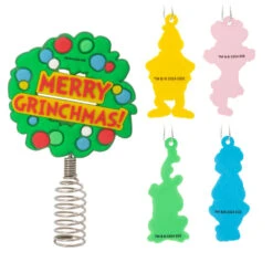 Mini Dr. Seuss's How The Grinch Stole Christmas!™ Hallmark Tree Topper And Ornaments, Set Of 5 -Hallmark Gift Shop Grinch Christmas Tree Topper and Ornaments 3HCM2929 07