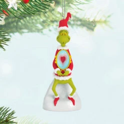 Hallmark Dr. Seuss's How The Grinch Stole Christmas!™ A Change Of Heart Ornament -Hallmark Gift Shop Grinch Heart XRay Keepsake Ornament 5QXI8165 02