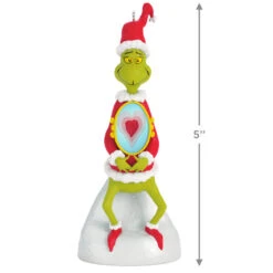 Hallmark Dr. Seuss's How The Grinch Stole Christmas!™ A Change Of Heart Ornament -Hallmark Gift Shop Grinch Heart XRay Keepsake Ornament 5QXI8165 04