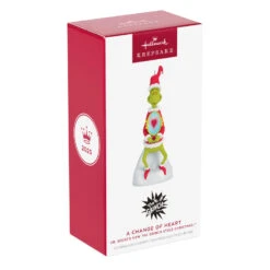 Hallmark Dr. Seuss's How The Grinch Stole Christmas!™ A Change Of Heart Ornament -Hallmark Gift Shop Grinch Heart XRay Keepsake Ornament 5QXI8165 08