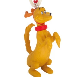 Dr. Seuss's How The Grinch Stole Christmas!™ Max In Antlers Hallmark Ornament -Hallmark Gift Shop Grinch Max the Dog Christmas Ornament 3HCM4233 06