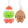 Better Together Dr. Seuss's How The Grinch Stole Christmas!™ Grinch And Max Magnetic Hallmark Ornaments, Set Of 2 -Hallmark Gift Shop Grinch and Max Magnetic Christmas Ornaments 3HCM4076 01