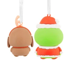 Better Together Dr. Seuss's How The Grinch Stole Christmas!™ Grinch And Max Magnetic Hallmark Ornaments, Set Of 2 -Hallmark Gift Shop Grinch and Max Magnetic Christmas Ornaments 3HCM4076 07