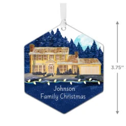 Hallmark National Lampoon's Christmas Vacation™ The Griswold House Metal Personalized Ornament, Custom Text -Hallmark Gift Shop Griswold House Personalized Text Ornament 1OFM1002B14 04