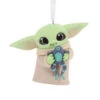 Star Wars: The Mandalorian™ Grogu™ With Frog Hallmark Ornament -Hallmark Gift Shop Grogu With Frog Christmas Ornament 3HCM4244 01
