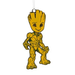 Marvel Groot Moving Metal Hallmark Ornament