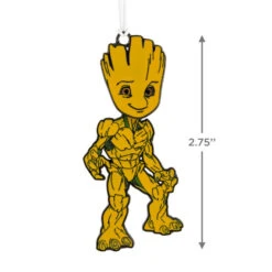 Marvel Groot Moving Metal Hallmark Ornament -Hallmark Gift Shop Groot Moving Metal Christmas Ornament 3HCM4003 04