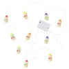 Hallmark Gumdrop Snowman 10-Light Christmas String Lights, 10' -Hallmark Gift Shop Gumdrop Snowman Keepsake Christmas Light String 1QSB6279 01