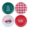 Hallmark Channel Appetizer Plates, Set Of 4 -Hallmark Gift Shop Hallmark Channel Assorted Ceramic Appetizer Plates 1XKT3528 01