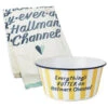 Hallmark Channel Everything's Butter Popcorn Bowl, 50 Oz. -Hallmark Gift Shop Hallmark Channel Popcorn Bowl and Blanket Gift Set 23HMKCHBOWLSPPS 01