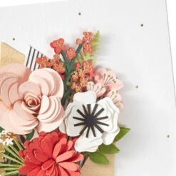 Hallmark You're The Best Thing That's Happened To Me Romantic Anniversary Card -Hallmark Gift Shop HandTied Flower Bouquet Romantic Anniversary Card 1059LAD2921 04