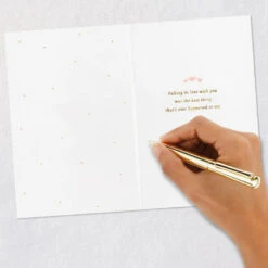 Hallmark You're The Best Thing That's Happened To Me Romantic Anniversary Card -Hallmark Gift Shop HandTied Flower Bouquet Romantic Anniversary Card 1059LAD2921 06