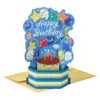 Hallmark Happy Birthday Cake And Balloons Musical 3D Pop-Up Birthday Card With Light -Hallmark Gift Shop Happy Birthday Cake and Balloons 3D PopUp Birthday Card 999ARH1624 01