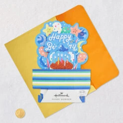 Hallmark Happy Birthday Cake And Balloons Musical 3D Pop-Up Birthday Card With Light -Hallmark Gift Shop Happy Birthday Cake and Balloons 3D PopUp Birthday Card 999ARH1624 05