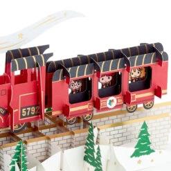 Hallmark Harry Potter™ Hogwarts™ Express 3D Pop-Up Christmas Card -Hallmark Gift Shop Harry Potter Hogwarts Express 3D PopUp Christmas Card 1499IXC3046 04