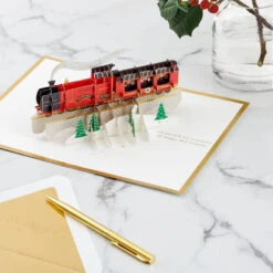 Hallmark Harry Potter™ Hogwarts™ Express 3D Pop-Up Christmas Card -Hallmark Gift Shop Harry Potter Hogwarts Express 3D PopUp Christmas Card 1499IXC3046 07