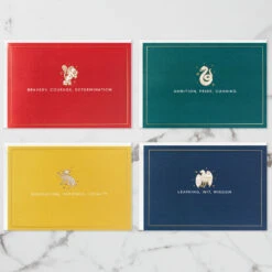 Hallmark Harry Potter™ House Crests 3D Pop-Up Cards, Pack Of 4 -Hallmark Gift Shop Harry Potter Hogwarts House PopUp Cards 2199LAD3048 03