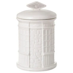 Hallmark Harry Potter™ Honeydukes™ Treat Jar -Hallmark Gift Shop Harry Potter Honeydukes White Ceramic Jar With Lid 1HPO1050 05