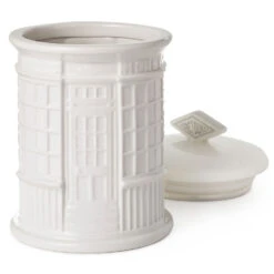 Hallmark Harry Potter™ Honeydukes™ Treat Jar -Hallmark Gift Shop Harry Potter Honeydukes White Ceramic Jar With Lid 1HPO1050 06