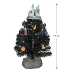 Hallmark Harry Potter™ The Wizarding World™ Miniature Tree Set With Light And Sound -Hallmark Gift Shop Harry Potter Keepsake Miniature Tree Ornaments Set 1QFM3363 03