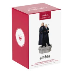 Hallmark Harry Potter And The Chamber Of Secrets™ Collection Lucius And Draco Malfoy™ Ornament With Light And Sound -Hallmark Gift Shop Harry Potter Lucius and Draco Keepsake Ornament 3999QXI8202 08