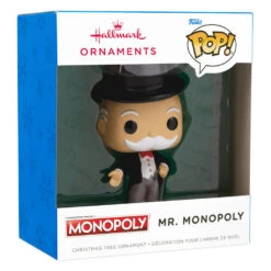 Hasbro® Mr. Monopoly Funko POP!® Hallmark Ornament -Hallmark Gift Shop Hasbro Mr. Monopoly Funko POP Christmas Ornament 3HCM2311 04