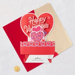 Hallmark Hearts Musical 3D Pop-Up Valentine's Day Card With Light -Hallmark Gift Shop Hearts Musical PopUp Valentines Day Card 999VAY4011 06