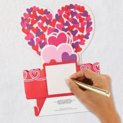Hallmark Hearts Musical 3D Pop-Up Valentine's Day Card With Light -Hallmark Gift Shop Hearts Musical PopUp Valentines Day Card 999VAY4011 07