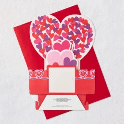 Hallmark Hearts Musical 3D Pop-Up Valentine's Day Card With Light -Hallmark Gift Shop Hearts Musical PopUp Valentines Day Card 999VAY4011 08