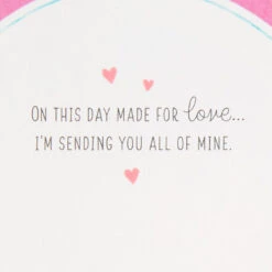 Hallmark All My Love Snow Globe Musical 3D Pop-Up Valentine's Day Card With Motion -Hallmark Gift Shop Hearts Snow Globe 3D PopUp Music Motion Valentines Day Card 1299VAY9986 03