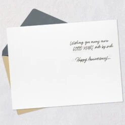 Hallmark Just By Being Together Anniversary Card For Couple -Hallmark Gift Shop Hearts and Handlettering Anniversary Card for Couple 859AVY3291 03