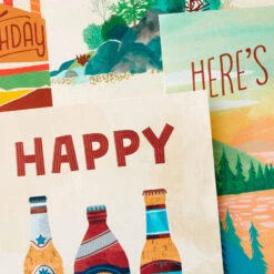 Hallmark Hearty Wishes Boxed Birthday Cards Assortment, Pack Of 16 -Hallmark Gift Shop Hearty Wishes Assorted Boxed Birthday Cards 5STZ1184 04