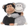 Warmies Hugs Heatable Scented Monkey Stuffed Animals, Set Of 2 -Hallmark Gift Shop Heatable LavenderScented Plush Hugging Monkeys HUGSMON1 01