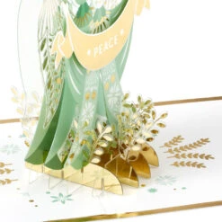 Hallmark Heavenly Peace Angel 3D Pop-Up Christmas Card -Hallmark Gift Shop Heavenly Peace Angel 3D PopUp Christmas Card 1299IXC1044 05
