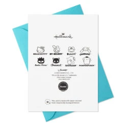 Hallmark Sanrio® Hello Kitty® Colorful Days Assorted Blank Notes, Pack Of 12 -Hallmark Gift Shop Hello Kitty Blank Cards Assortment 5STZ1267 04