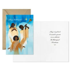 Hallmark Herald Angels Boxed Christmas Cards, Pack Of 16 -Hallmark Gift Shop Herald Angels Boxed Christmas Cards 1APX1059 03