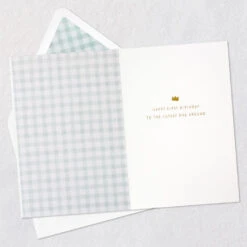 Hallmark Cutest One Around First Birthday Card -Hallmark Gift Shop High Chair and Balloons Signature Birthday Card 759LAD3132 03