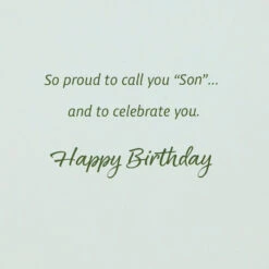 Hallmark A Son Teaches You So Much Birthday Card For Son -Hallmark Gift Shop Hiking Birthday Card for Son 699MAN4289 03