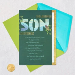Hallmark A Son Teaches You So Much Birthday Card For Son -Hallmark Gift Shop Hiking Birthday Card for Son 699MAN4289 06