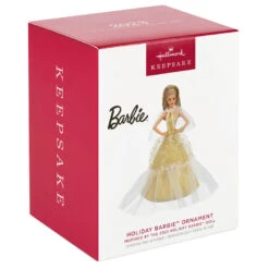 Hallmark 2023 Latina Holiday Barbie™ Ornament -Hallmark Gift Shop Hispanic Holiday Barbie Doll Keepsake Ornament 2199QXR8219 04