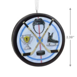Hockey Puck Hallmark Ornament -Hallmark Gift Shop Hockey Puck Christmas Ornament 1HAJ2034 04