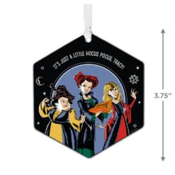 Hallmark Disney Hocus Pocus Metal Personalized Ornament, Custom Text -Hallmark Gift Shop Hocus Pocus Personalized Christmas Ornament 1OFM1002B10 04
