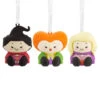 Better Together Disney Hocus Pocus Mary, Winifred And Sarah Sanderson Magnetic Hallmark Ornaments, Set Of 3 -Hallmark Gift Shop Hocus Pocus Sanderson Sisters Christmas Ornaments 3HCM3059 01