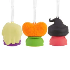 Better Together Disney Hocus Pocus Mary, Winifred And Sarah Sanderson Magnetic Hallmark Ornaments, Set Of 3 -Hallmark Gift Shop Hocus Pocus Sanderson Sisters Christmas Ornaments 3HCM3059 07