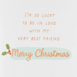 Hallmark Lucky In Love Christmas Card For Husband -Hallmark Gift Shop Holiday Icons Husband Christmas Card 699XZH2435 02